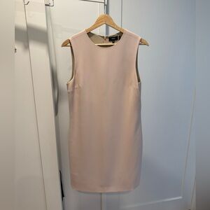 Nude pink Theory work dress.